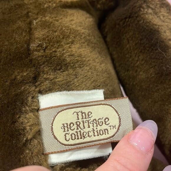 Vintage Wrinkles The Dog Hand Puppet Plush Stuffed Ganz Chocolate Brown 1981 18" - Picture 10 of 10